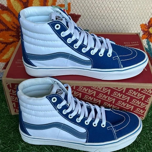 Vans Comfycush Sk8-Hi Tri-Tone True Blue/Moon Men’s sneakers - Picture 4 of 16